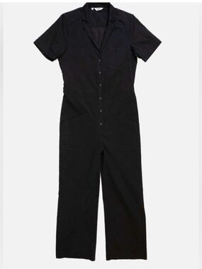 Bridge & Burn Lou Utility Jumpsuit in Black Size XL